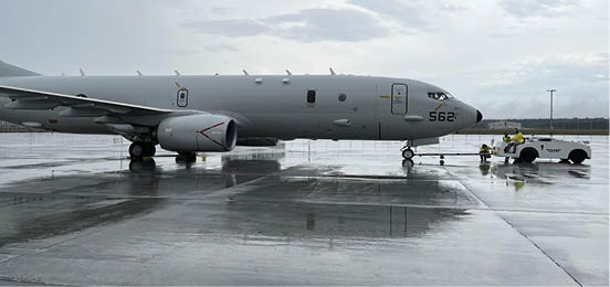 The U.S. Navy delivered the first P-8A Poseidon aircraft to be modified with Increment 3 Block 2 capabilities to Boeing on March 27. Modifications are expected to be complete in late 2025.