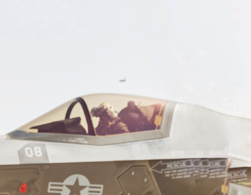U.S. Marine Corps Lance Cpl. Isaiah Maez, a fixed-wing aircraft mechanic with Marine Fighter Attack Squadron 242, Marine Aircraft Group 12, Japan, signals to an F-35B Lightning II aircraft during the Fiscal Year 2023 Korea Flying Training at Gwangju Air Base, Republic of Korea, April 13, 2023. KFT 23 is a combined training event focused on tactical execution of combat missions and is part of the ROK-U.S. alliance's routine, annual training program. (U.S. Marine Corps photo by Cpl. Raymond Tong)