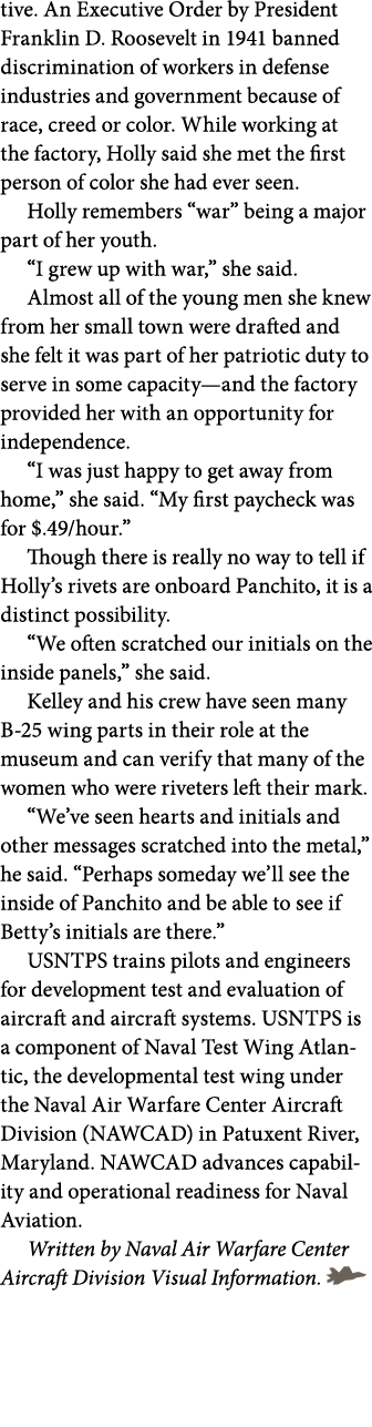 tive. An Executive Order by President Franklin D. Roosevelt in 1941 banned discrimination of workers in defense indus...