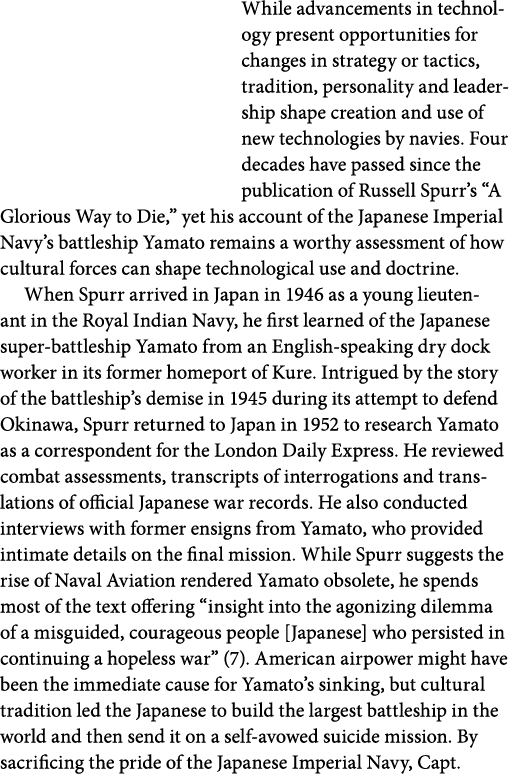 While advancements in technology present opportunities for changes in strategy or tactics, tradition, personality and...