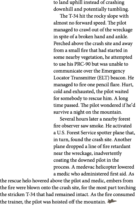 to land uphill instead of crashing downhill and potentially tumbling. The T 34 hit the rocky slope with almost no for...