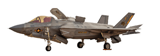 An F-35B Lightning II from Marine Fighter Attack Training Squadron 502, the 'Flying Nightmares,' sits with its canopy open during a training detachment at Naval Air Station Joint Reserve Base Fort Worth, Texas, March 2025. The open hatch facilitates pre-flight checks and pilot preparation as the squadron refines air-to-air and air-to-surface combat skills for operational readiness. (Courtesy Photo Carl Richards)