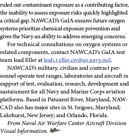 ruled out contaminant exposure as a contributing factor, the inability to assess exposure risks quickly highlighted a...