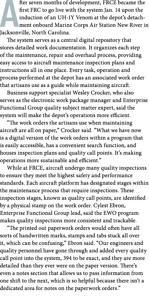 After seven months of development, FRCE became the first FRC to go live with the system Jan. 14 upon the induction of...