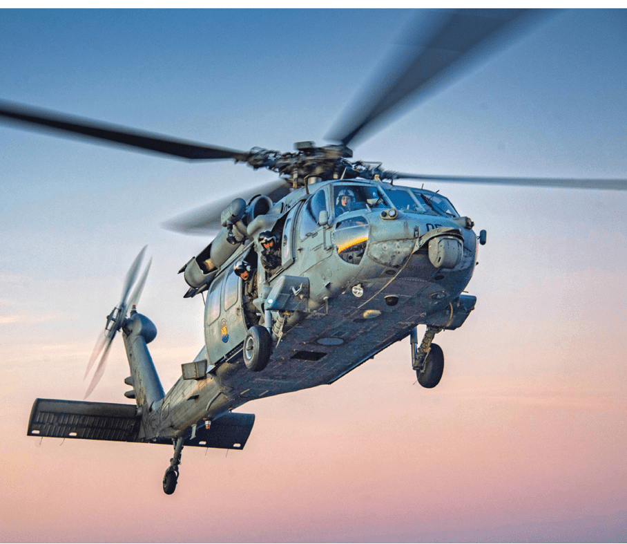 250701-N-WJ234-1952 CORAL SEA (July 1, 2025) An MH-60S Seahawk from Helicopter Sea Combat Squadron (HSC) 25 prepares to land on the flight deck of the forward-deployed amphibious assault ship USS America (LHA 6) while conducting flight operations in the Coral Sea, July 1. America, lead ship of the America Amphibious Ready Group, is operating in the U.S. 7th Fleet area of operations. U.S. 7th Fleet is the U.S. Navy’s largest forward-deployed numbered fleet, and routinely interacts and operates with allies and partners in preserving a free and open Indo-Pacific region. (U.S. Navy photo by Mass Communication Specialist Seaman Sam McNeely)