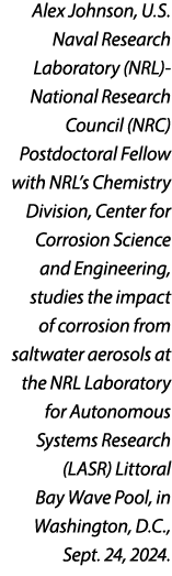 Alex Johnson, U.S. Naval Research Laboratory (NRL) National Research Council (NRC) Postdoctoral Fellow with NRL’s Che...