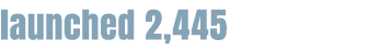launched 2,445